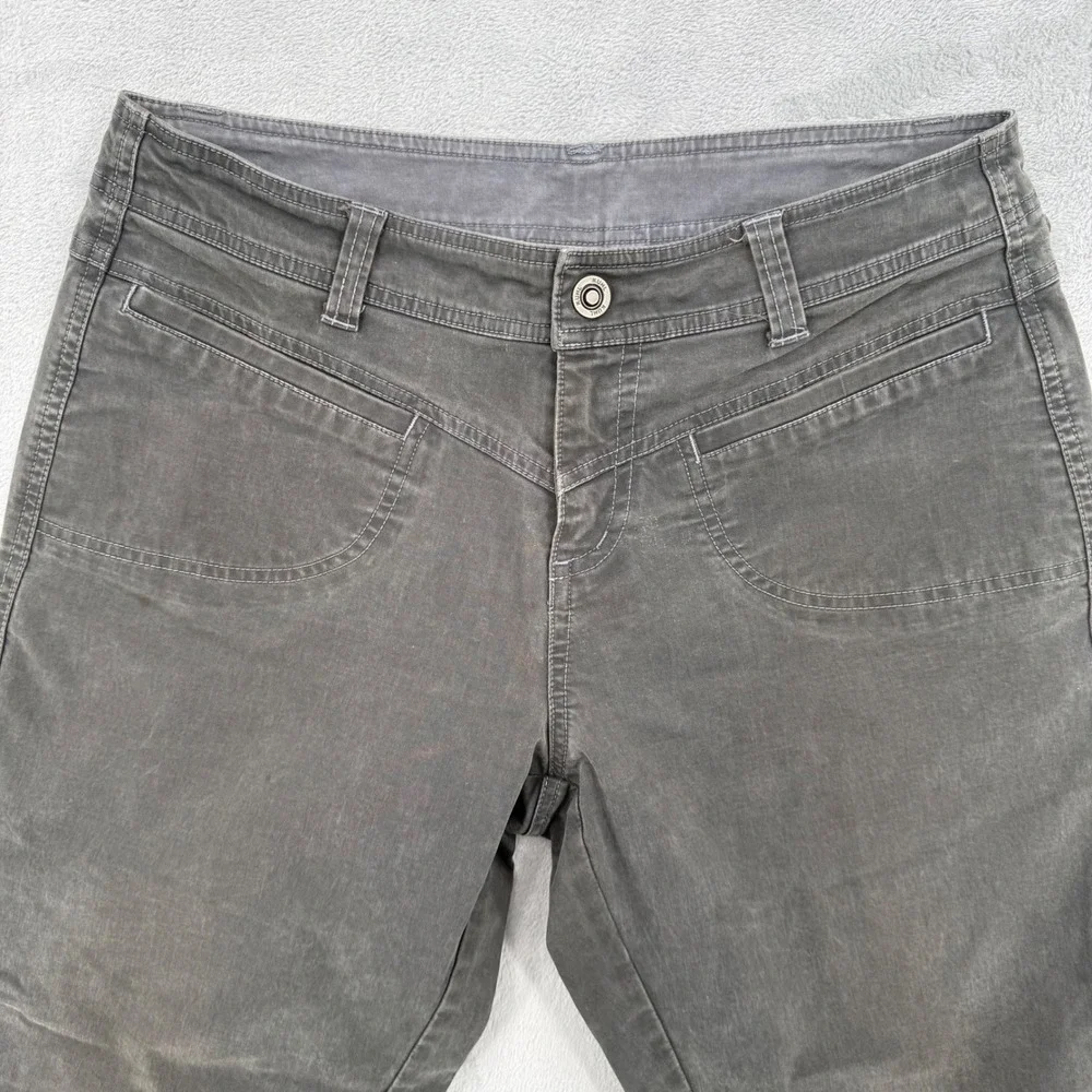 KUHL Women's Gray Outdoor Hiking Cargo Pants Outdoor Size 10 Regular‎